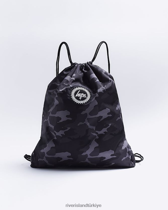 River island camo bag top