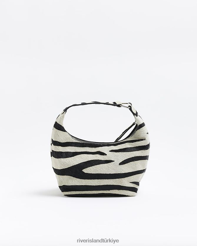 River island zebra bag sales