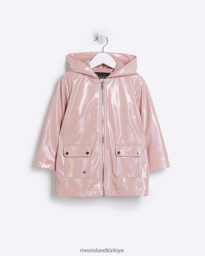 River island pink raincoat shop